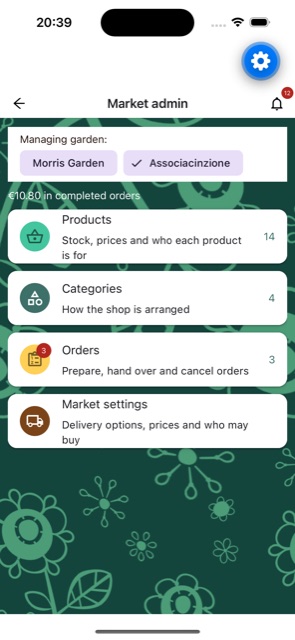 Orders through their stages