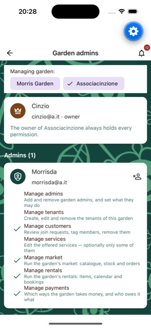 Permissions, one by one